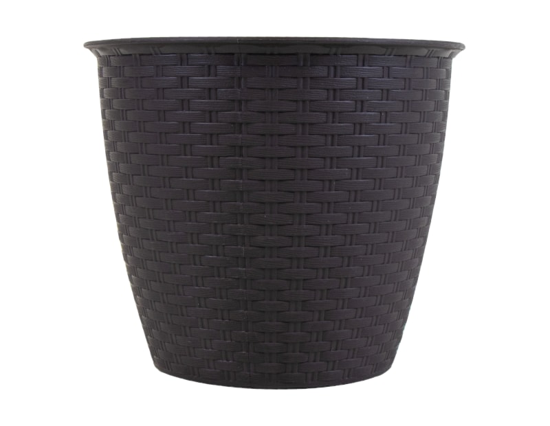 Round Rattan Plant Pot 20cm