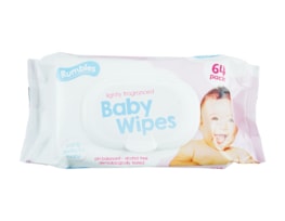 Fragranced Baby Wipes - 64 Pack