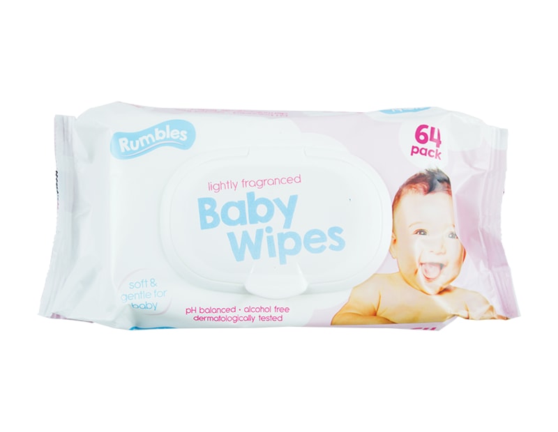 Fragranced Baby Wipes - 64 Pack