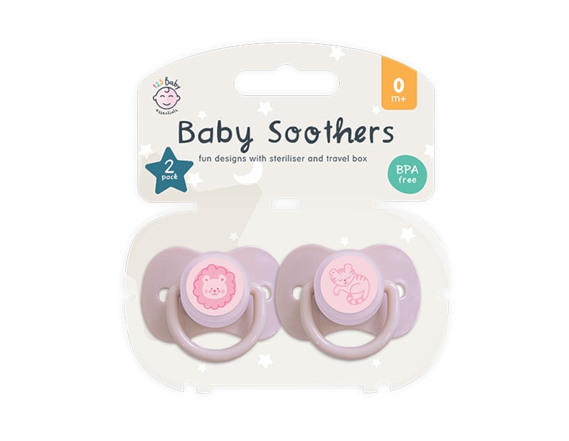 Wholesale Soothers With Steriliser & Travel Box 2pk