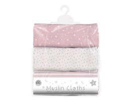 Wholesale Muslin Cloths 3pk