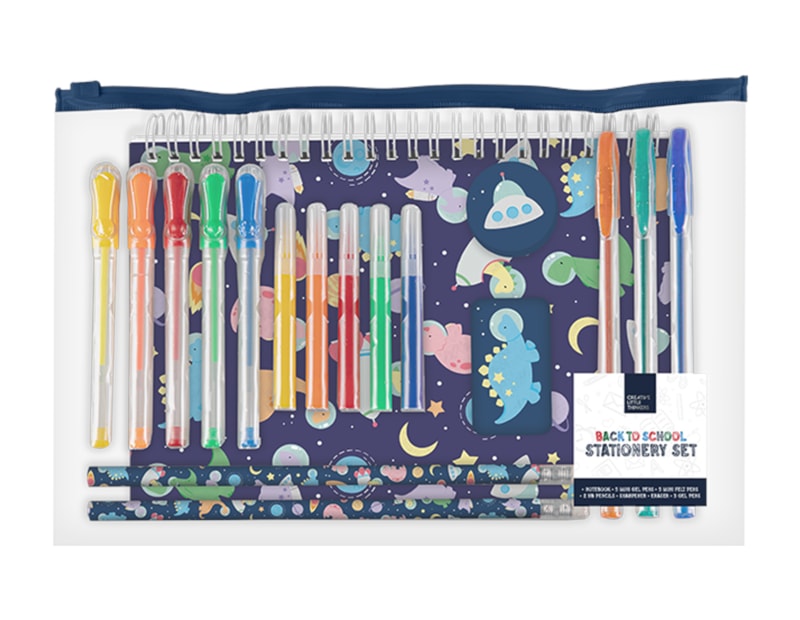 Wholesale Boys Stationery Set 18pk