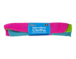 Wholesale Microfibre Cloths 3pk CDU