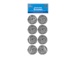 Wholesale Stainless Steel Scourers 8pk CDU