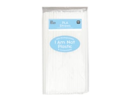 Wholesale Biodegradable Plastic Straws 80pk CDU