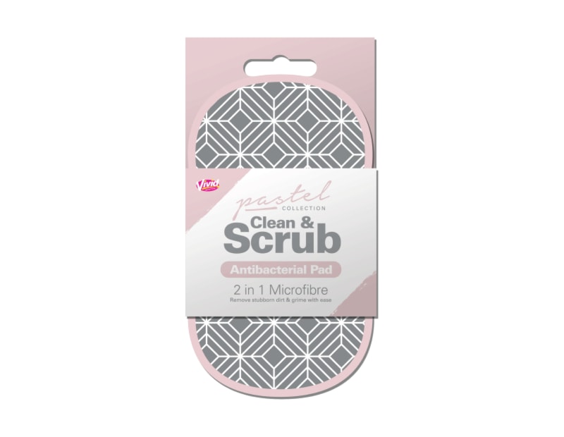 Wholesale 2 in 1 Scrubbing Pad Pastel