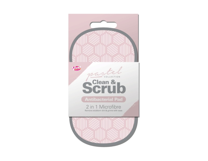 Wholesale 2 in 1 Scrubbing Pad Pastel