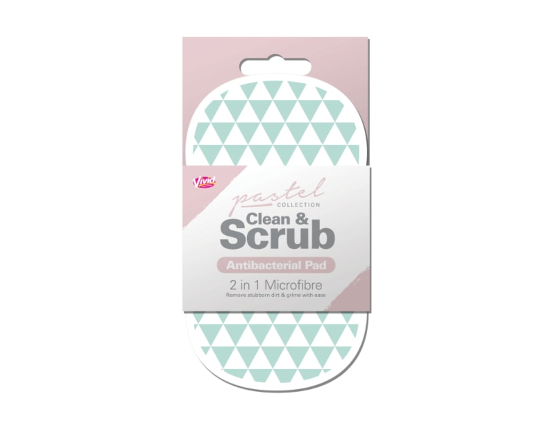 Wholesale 2 in 1 Scrubbing Pad Pastel