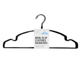 Wholesale Non slip Plastic Coated Hangers 10pk