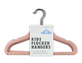 Wholesale Kids Velvet Clothes Hangers 10pk