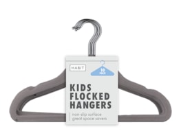 Wholesale Kids Velvet Clothes Hangers 10pk