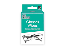 Wholesale Glasses Lens Wipes 24pk With Clip Strip