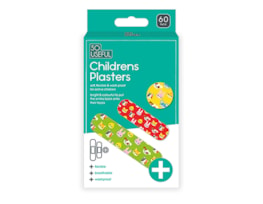 Wholesale Childrens Plasters 60pk With Clip Strip