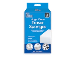 Wholesale Cleaning Eraser Sponge 2pk With Clip Strip