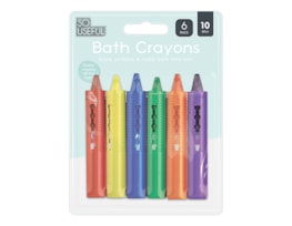 Wholesale Bath Crayons 6pk With Clip Strip