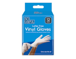 Wholesale Vinyl Gloves 12pk With Clip Strip