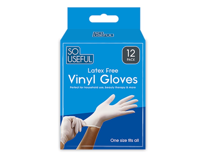 Wholesale Vinyl Gloves 12pk With Clip Strip