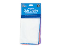 Wholesale Microfibre Dish Cloth 3pk With Clip Strip