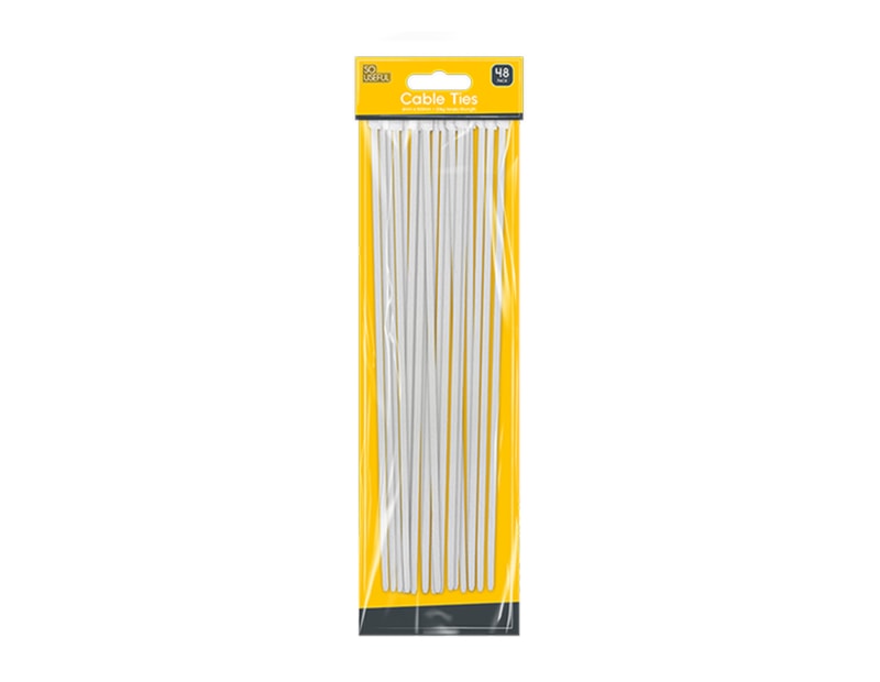 Wholesale Cable Ties 48pk With Clip Strip