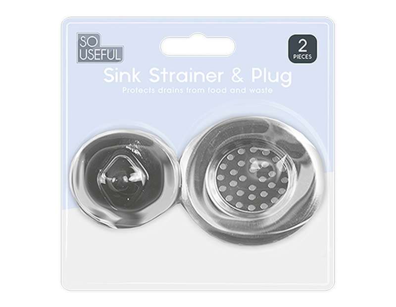 Wholesale Sink Strainer & Plug Set With Clip Strip