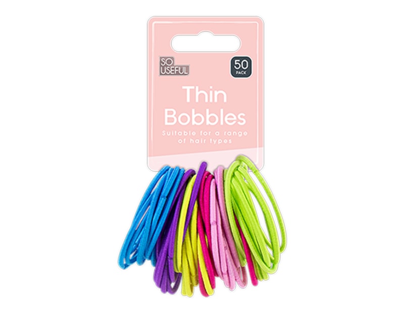 Wholesale Thin Bobbles 50pk With Clip Strip