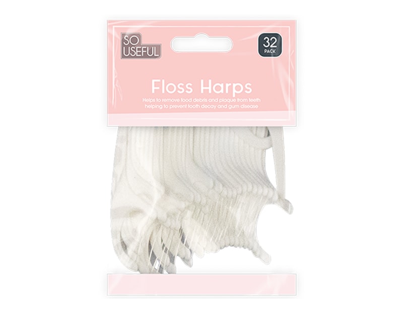 Wholesale Floss Harps 32pk With Clip Strip