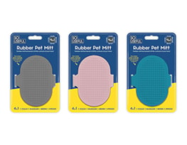 Wholesale 4-in-1 Rubber Pet Mitt With Clip Strip