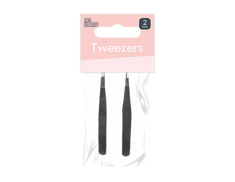 Wholesale Tweezers 2pk With Clip Strip