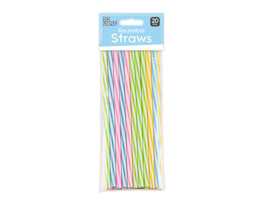 Wholesale Reusable Straw 20pk With Clip Strip