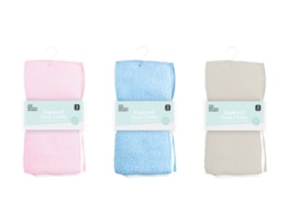 Wholesale Baby Face Cloths 3pk With Clip Strip