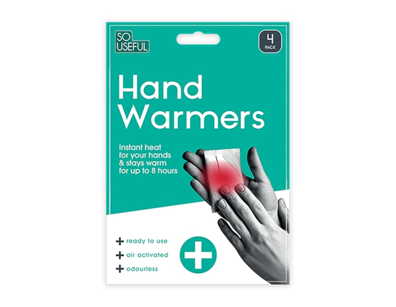 Wholesale Hand Warmers 4pk With Clip Strip