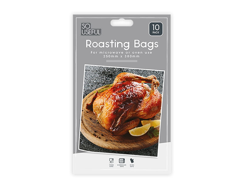 Wholesale Roasting Bags 10pk With Clip Strip