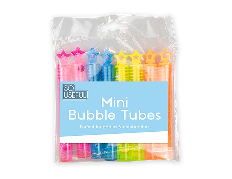 Wholesale Bubble Tubes 8pk With Clip Strip