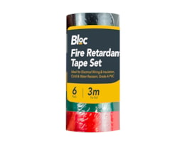 Fire Retardant Tape Set - 6 Pack