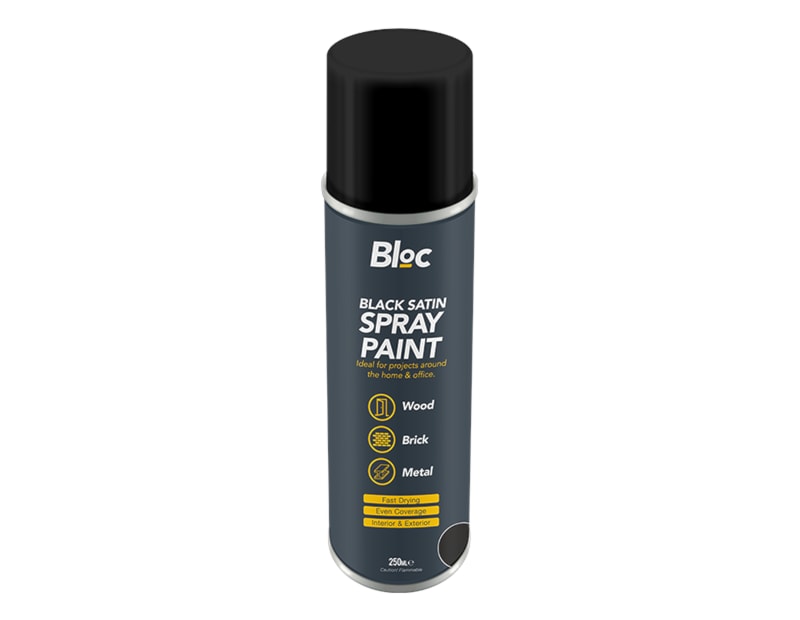 Wholesale Auto Spray paint satin black 250ml