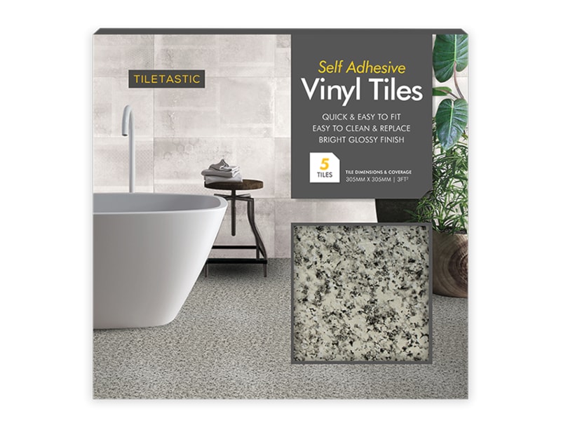 Wholesale Granite Stone Adhesive Floor Tiles 5pk