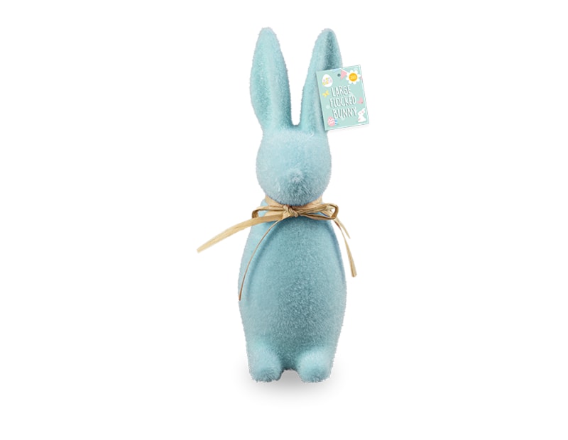 Wholesale Flocked Bunny Ornament 30cm