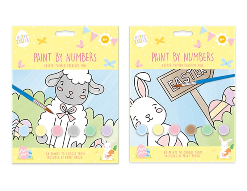 Wholesale Easter Paint By Number Book with Paints PDQ