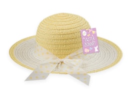 Wholesale Easter Bonnet with Ribbon PDQ