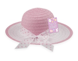 Wholesale Easter Bonnet with Ribbon PDQ