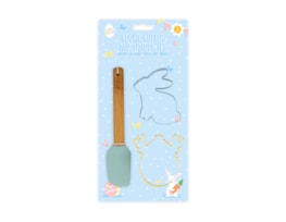 Wholesale Easter Cookie Cutter & Spatula Set 3pk