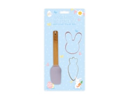 Wholesale Easter Cookie Cutter & Spatula Set 3pk