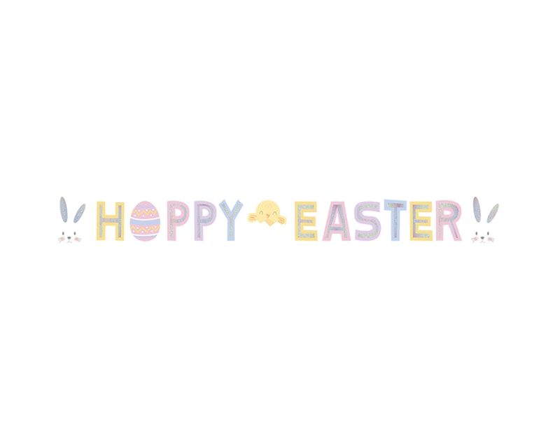 Wholesale Easter Holographic Bunting 2m | Gem imports.