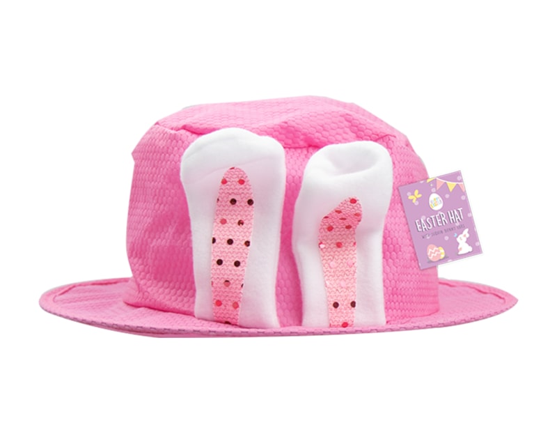 Wholesale Easter Hat with Sequin bunny Ears | Gem imports Ltd.