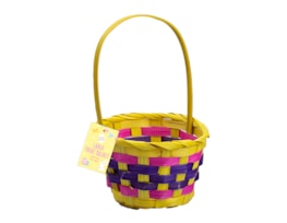 Wholesale Easter Large Woven Treat Basket | Gem imports Ltd.