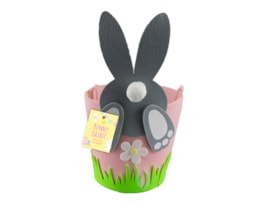 Wholesale Easter Pom Pom Bunny Basket | Gem imports Ltd.