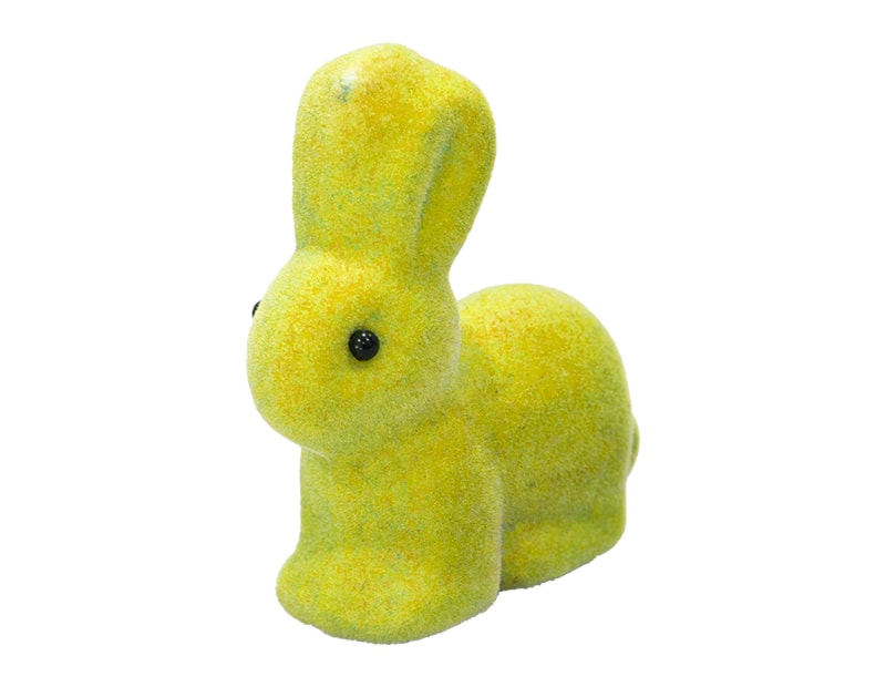 Wholesale Mini Flocked Bunny Decorations | Gem imports.