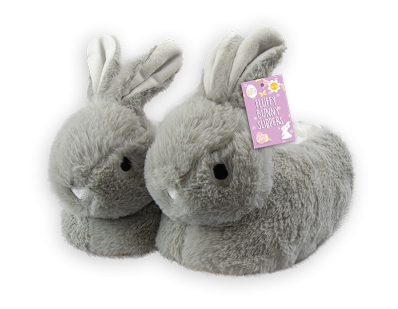 Wholesale Easter Fluffy Bunny Slippers