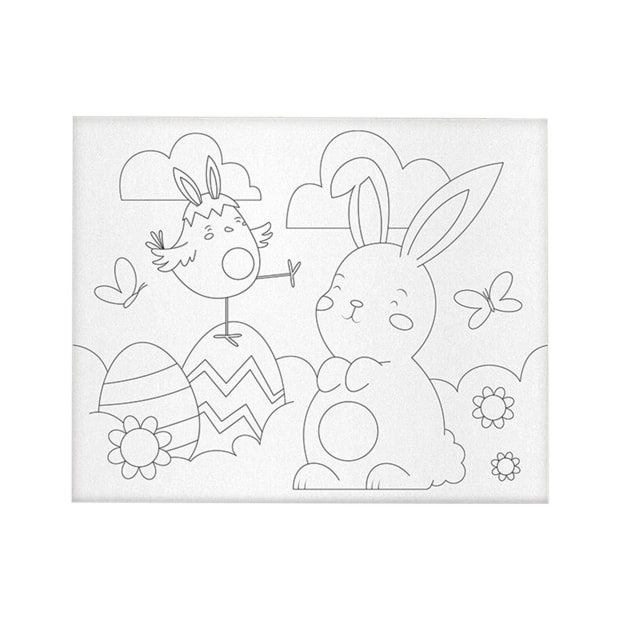 Wholesale Easter Colour Your Own Canvas