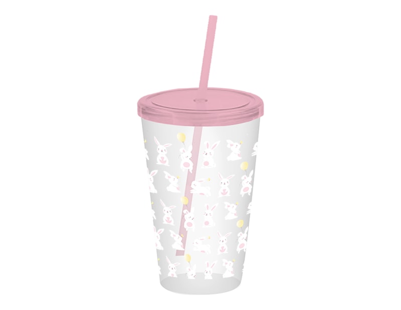 Wholesale Easter Printed Tumbler with Straw